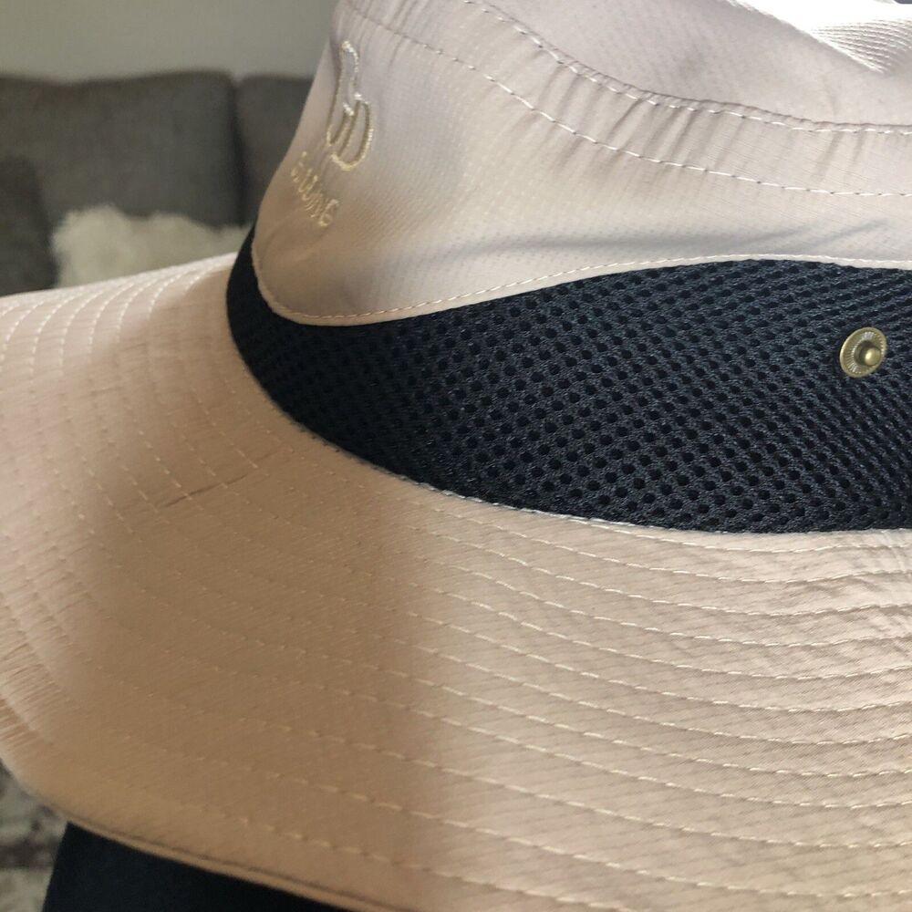 GUODING tan Boonie Hat - Nylon mesh Sun Brim Bill Safari Style Outdoor Layer - Picture 12 of 16